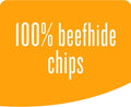 Good 'n' Fun Beef Hide Chips Long-Lasting Dog Treat, 1 lb