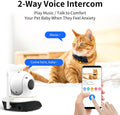 VSTARCAM Pet Camera with Laser, 3MP 2.4GHz WiFi Interactive Dog & Cat Laser Toy with Night Vision, Motion Detection Aler