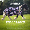 Jeffers Expression 1200D Turnout Horse Blanket, 240G, 72" - Rose Garden