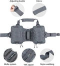 EXCELLENT ELITE SPANKER Nylon Dog Backpack with 2 Side Pockets for Hiking
