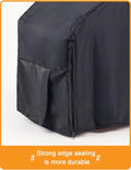 Bird Parrot Cage Cover with Dual Side Zippers, Blackout