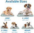 The Green Pet Shop Cool Pet Pad - Medium, Sage Grey - Self-Cooling, Pressure Activated Mat for Dogs & Cats from 21-45 lb