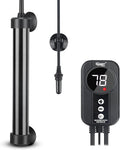 hygger Marine Aquarium Heater 50W 100W 200W 300W 500W,Titanium Heater with Temperature Calibration,Digital LED Controlle