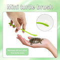 2 Pcs Turtle Brush with Suction Cups, 2 Large Decorative Duckweed, Turtle Tank Accessories, Not Easy to Peel, Shell Exfo