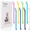 Newday Dog Toothbrush Set of 8 - Dual Headed, Dental Hygiene Convenient Soft Toothbrush to Clean pet Teeth, Dog Tooth Brushes for Small to Large Dogs, Cats, and Most Pets, Teeth Brush in Bulk