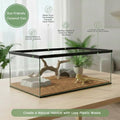 Reptile Carpet,18"×36",2 PCS Natural Coconut Fiber Liner Flooring