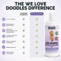 4-in-1 Dog Shampoo Dog Shampoo, Conditioner & Detangler - Best Shampoo for Goldendoodles, Poodles & Doodles - for Matted Pet Hair - Made in The USA, 16OZ, Lavender [We Love Doodles]