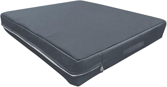Waterproof Dog Bed Cover, 44" L x 32" W x 4" H, 600D Oxford Fabric, Removable and Washable with Hidden Zippers, Replacem