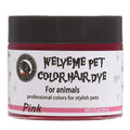 WELYEME Dog Hair Dye - Permanent, Professional, Bright Pink Color for Dogs and Horses