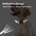 Reflective Martingale Collar for Dogs with Quick Release Buckle No Pull Training Dog Collars