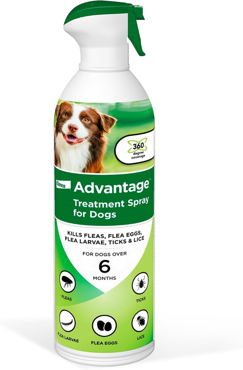 Advantage Treatment Spray for Dogs, Kills Fleas & Ticks, 8 oz.