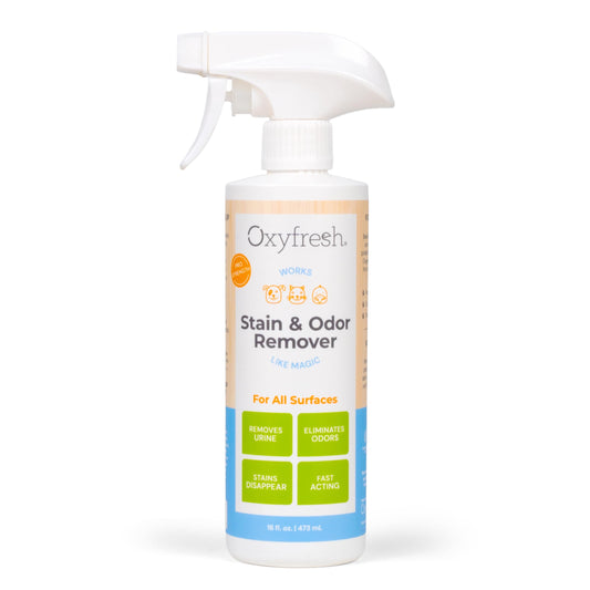 Oxyfresh Pet Stain & Odor Remover, Strong Carpet Stain Remover & Cleaner Spray – Advanced Pet Urine Odor Eliminator for Entire Home - Fast Acting Dog & Cat Urine Neutralizer