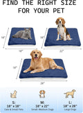 Rest-Eazzzy Pet Heating Pad Indoor, Dog Heating Pad Mat with Removable Cover, 5 Level Timer 5 Level Temperature, Electric Pet Warming Mat for Cat Dog Automatic Power-Off (Heat pad, Pure-Blue)
