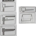 Rimless Aquarium Lid Clips 10mm Thick Acrylic 15 Pieces