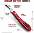 Farrier Loop Hoof Knife, Right-Hand