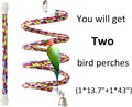Petsvv Rope Bungee Bird Toy, Small