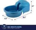 Petmate Big Blue Outdoor Water Bowl, 5 Gallons, (Water Jug Not Included), Made in USA