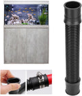 11.81inch EVA Corrugated Water Hose, 32mm Black Supply Pipe Bellows Tubing Pump Connection Accessory For Aquarium Fish T