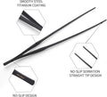 Aquarium Tweezers Extra Long 15 inches Feed Tong Clamps - FEITA Straight and Curved Stainless Steel 38cm Tweezers Set fo