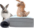kathson 100 Piece Rabbit Pee Pads,Disposable Pet Pees Pad,Cage Black Carbon Liner,Super Absorbent Leak Proof Cushion Red