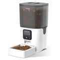 PGID Automatic Cat Feeder with Camera, 1080P HD Video with Night Vision, 2.4G WiFi Pet Feeder for Cat & Small Dog, 2-Way Audio & Meal Call Pet Food Dispenser, Motion Capturing Auto Dog Feeder 6L