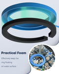 Pawfly Fish Feeding Ring for Aquarium, Feeding Ring with Suction Cup, Small Round Fish Feeder Ring Circle Floating Food 