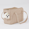 Pet Dog Casual Crossbody Bag, Hands-Free One Shoulder Soft Edged Pet Bag, Fully Open Sunroof Cover with Mesh Window and Large Front Pocket, Pet Carrier Purse for Small Dog Cat（Can Hold 10 Pounds）