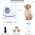 DRK INNOTECK Dog Ball Launcher - Automatic Ball Thrower for Dogs, 3 Adjustable Distance Settings Dog Ball Thrower, Indoor Outdoor Interactive Fetch Machine Dog Toys for Small/Medium Sized Dog
