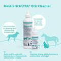 MalAcetic Ultra Otic Cleanser for Dogs, Cats, and Horses, 2 oz