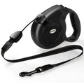 WRSOMIT Retractable Dog Leash, 26 Ft Heavy Duty Pet Walking Leash for Small Medium Large Dogs up to 99lbs, Anti-Slip Handle, 360 ° No Tangle, Nylon Tape, One-Handed Brake