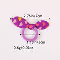 XIMA Dog Hair Accessories Set, 100 Pieces Colorful Rabbit Ear Hair Ties with Elastic Bands, Pet Grooming Bows for Dogs