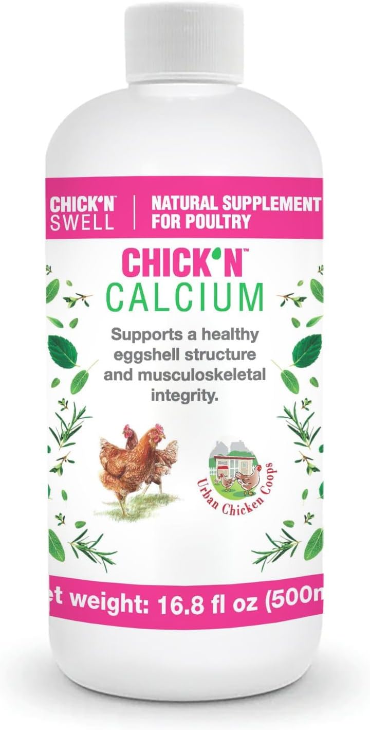 Premium Poultry Calcium Supplement for Bone Health & Egg Production-Chick’N Calcium from Chick’N Swell Brand- for All Po