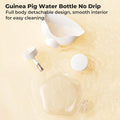 Pet Water Bottle for Cage Crate - 17oz No Drip BPA Free Water Dispenser for Small Animal Rabbit Guinea Pig Chinchilla Fe