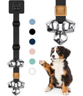 COOYOO Dog Doorbells, Adjustable Potty Training Dog Bells, Upgraded for Training Your Puppy The Easy Way, Premium Quality Housetraining Hanging Bell-5 Extra Large Loud 1.5 DoorBells