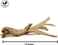 Koyal Wholesale 12” Driftwood Terrarium Decor, Clean California Manzanita Drift Wood Reptile Decor, Driftwood Decor for 