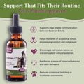 PetAlive EaseSure-S Nervous System Support for Dogs and Cats - Herbal Drops with Passion Flower, Skullcap, Ashwagandha, Wild Oat - Pet Involuntary Muscle Movements and Twitching - 2 Fl Oz