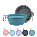 Kytely Collapsible Dog Bowls for Travel, 2Pack Dog Portable Water Bowl, Foldable Pet Food Bowl with Clasp, Pet Cat Feeding Cup Dish for Traveling, Walking, Hiking