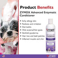 ZYMOX Advanced Enzymatic Leave-On Conditioner, 12oz. – for Pets & Animals of All Ages: Conditions, Detangles, Soothes, & Moisturizers Skin & Coat