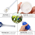 SunGrow Water Siphon Pump for Fish Tank with Priming Bulb, 3.5" Nozzle Net, 65-Inches, Long Nozzle Sand Cleaning Kit, Fi