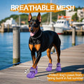 JZXOIVA Dog Shoes for Hot Pavement, Dog Booties for Small Dogs, Breathable Dog Boots & Paw Protectors, Adjustable Non-Sl