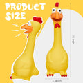 Hungdao 1 Pcs Horse Toys Latex Squeaky Squeeze Chicken Squeak Turkey Balls