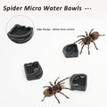 6 Pcs Spider Micro Water Bowls, Mini Resin Dish for Tarantula, Spider, Millipede and Tiny Reptiles, Food/Water Dish for 