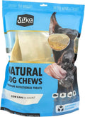 Sitka Farms Whole Cow Ears for Dogs, Beef Dog Chews and Treats, 12 Count