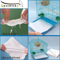 120 Pieces Bird Cage Liners-11'' X 17''Disposable Non-Woven Bird Cage Paper Liners Precut Absorbent Fecal Tray Cages Cus