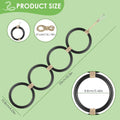 DBNESS Snake Climbing Rings, Ball Python Enclosure Enrichment Ring, Adjustable Playground Terrarium Decor Accessories fo