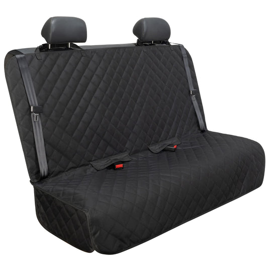 VIEWPETS Bench Car Seat Cover Protector - Waterproof, Heavy-Duty and Nonslip Pet Car Seat Cover for Dogs with Universal Size Fits for Vehicles, Trucks & SUVs(Black)