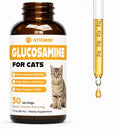 Glucosamine for Cats - Cat Glucosamine - Helps to Support Healthy Joints, Reduce Inflammation, Improve Mobility, & Much More - Cat Joint Supplement - 1 fl oz - Chicken Flavor