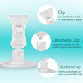 JOR 4 Pack Fishes Veggie Kelp Plant Suction Cup Clips for Aquariums, 2” x 1”, Feeding Tool, Aquarium Accessory for Fish 