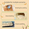 MANON ROSA Wood Shavings for Bird Bedding - Natural Aspen Soft Low-Dust & Odor-Control Nesting Material for Parakeets Pa