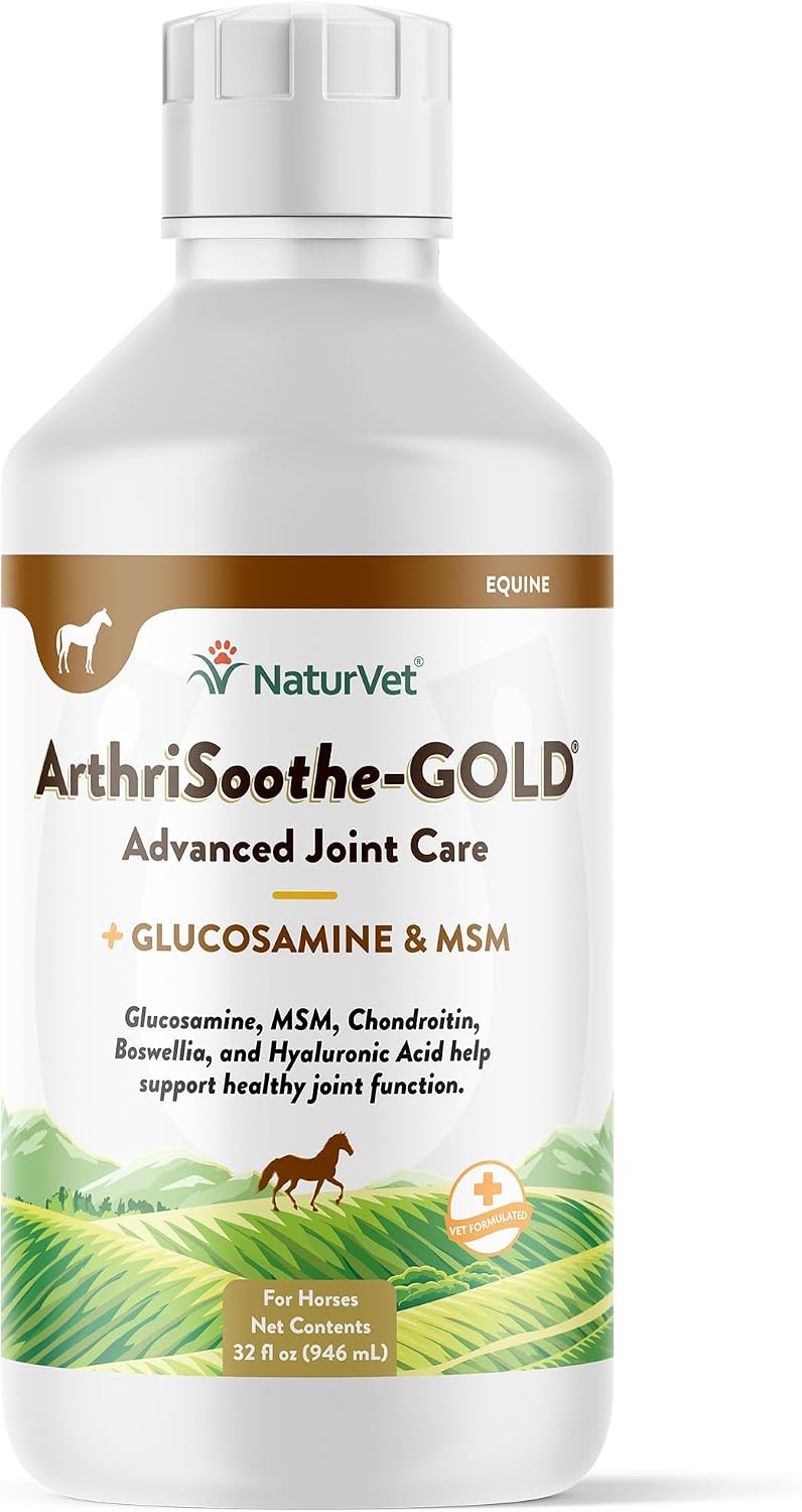 NaturVet ArthriSoothe-Gold Advanced Equine Glucosamine Joint - 32 Ounce